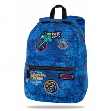 Coolpack Mochila Cross Parches Surfing Blue